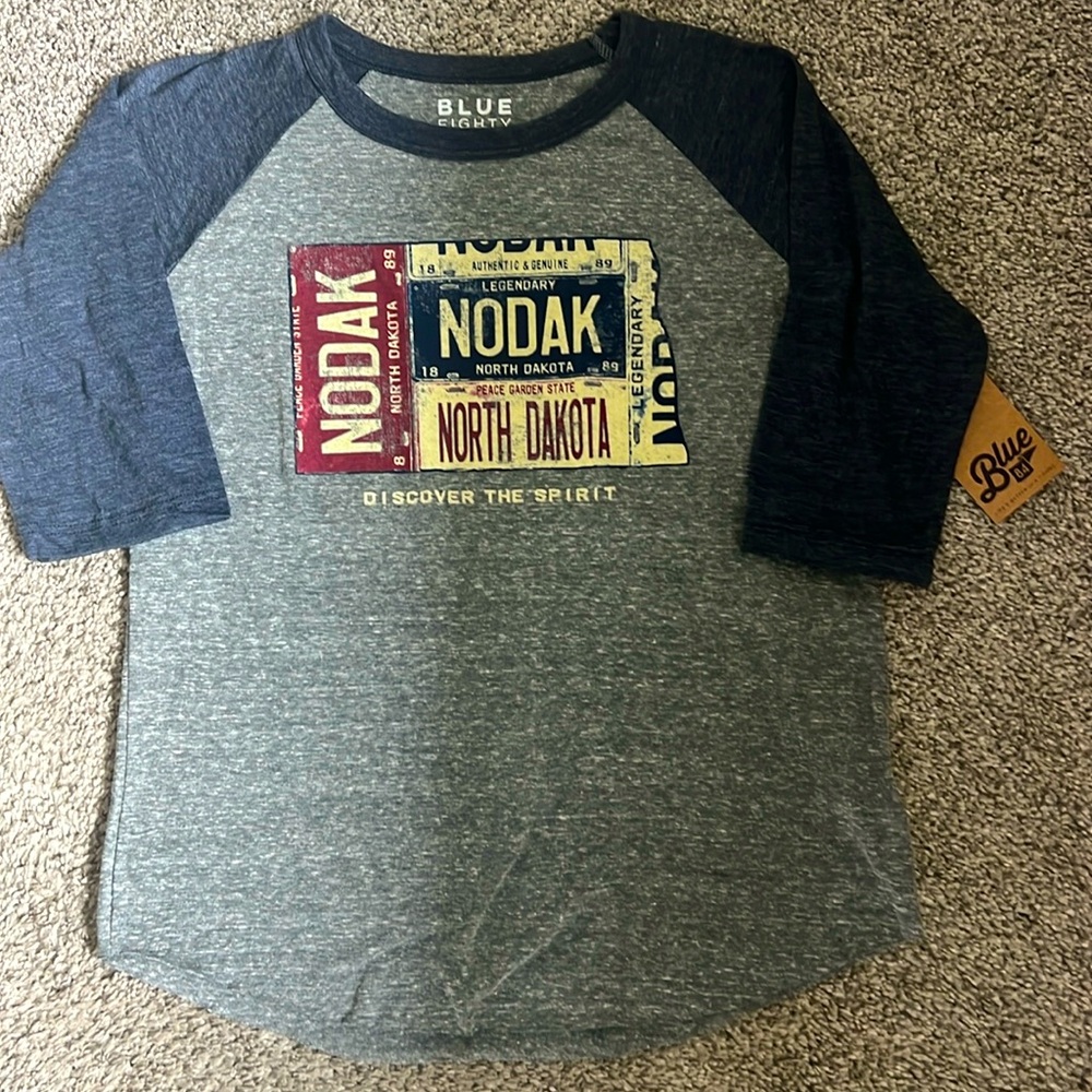 Youth North Dakota ND Baseball Tee